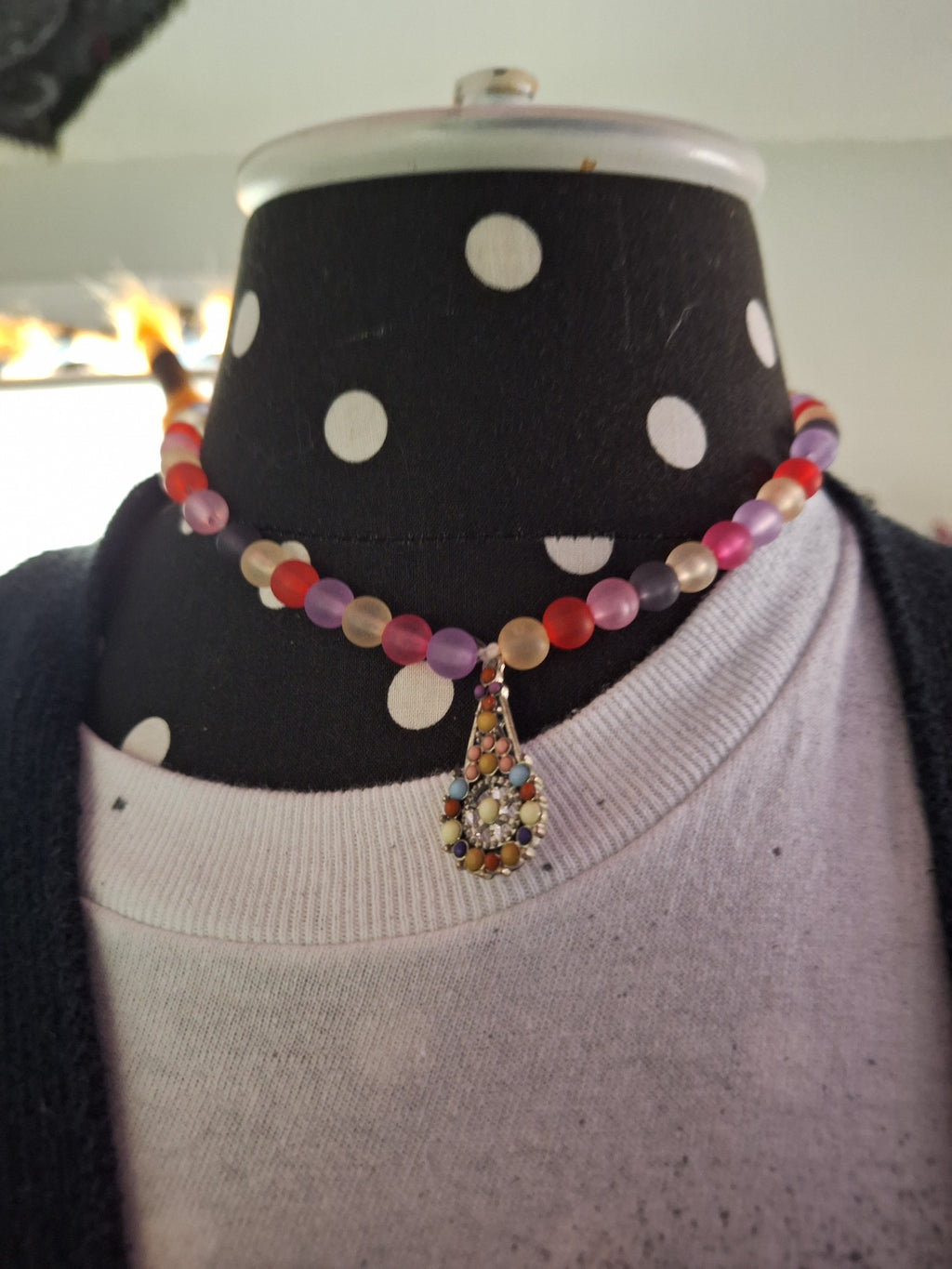 beaded necklace