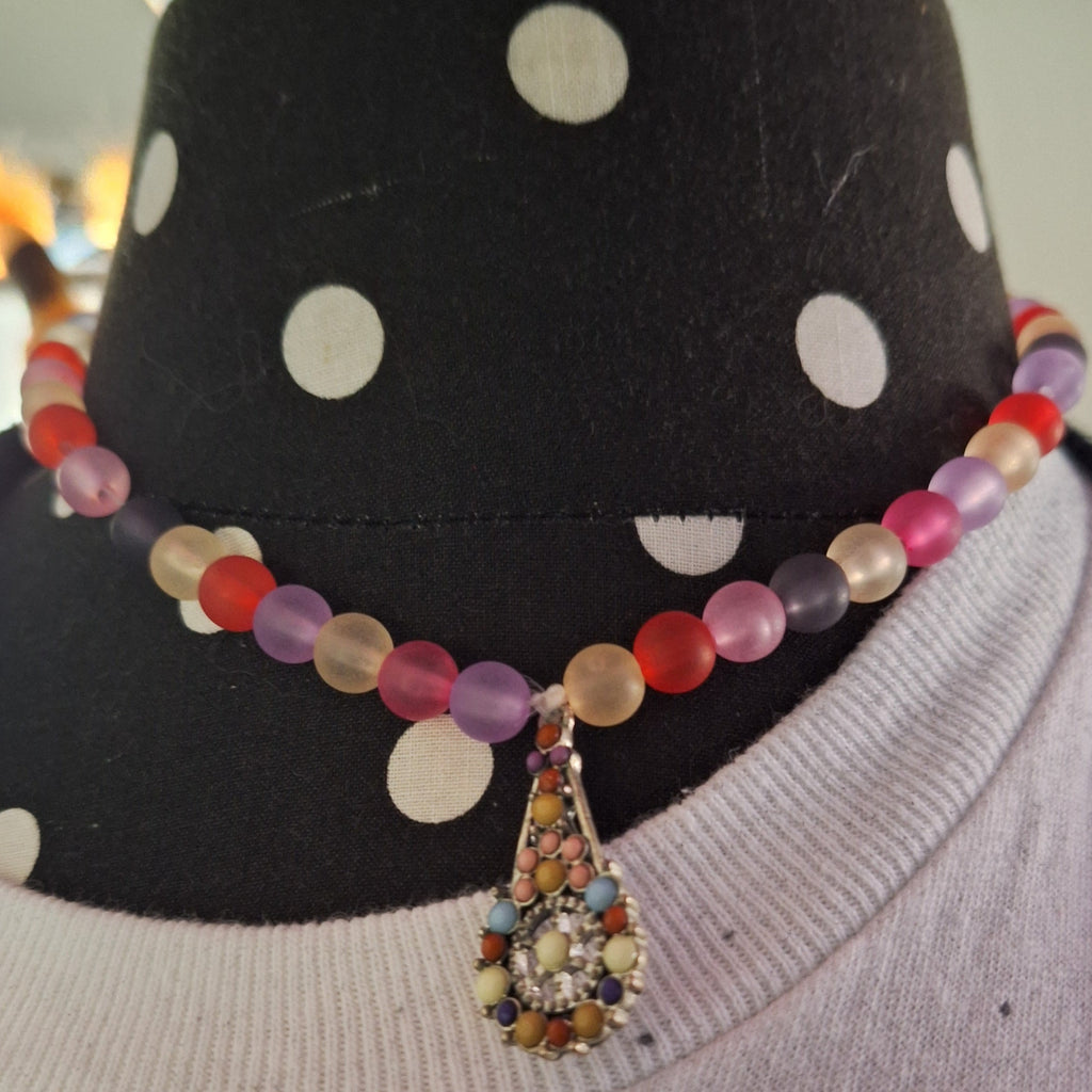 beaded necklace