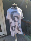 short sleeve spray paint tee